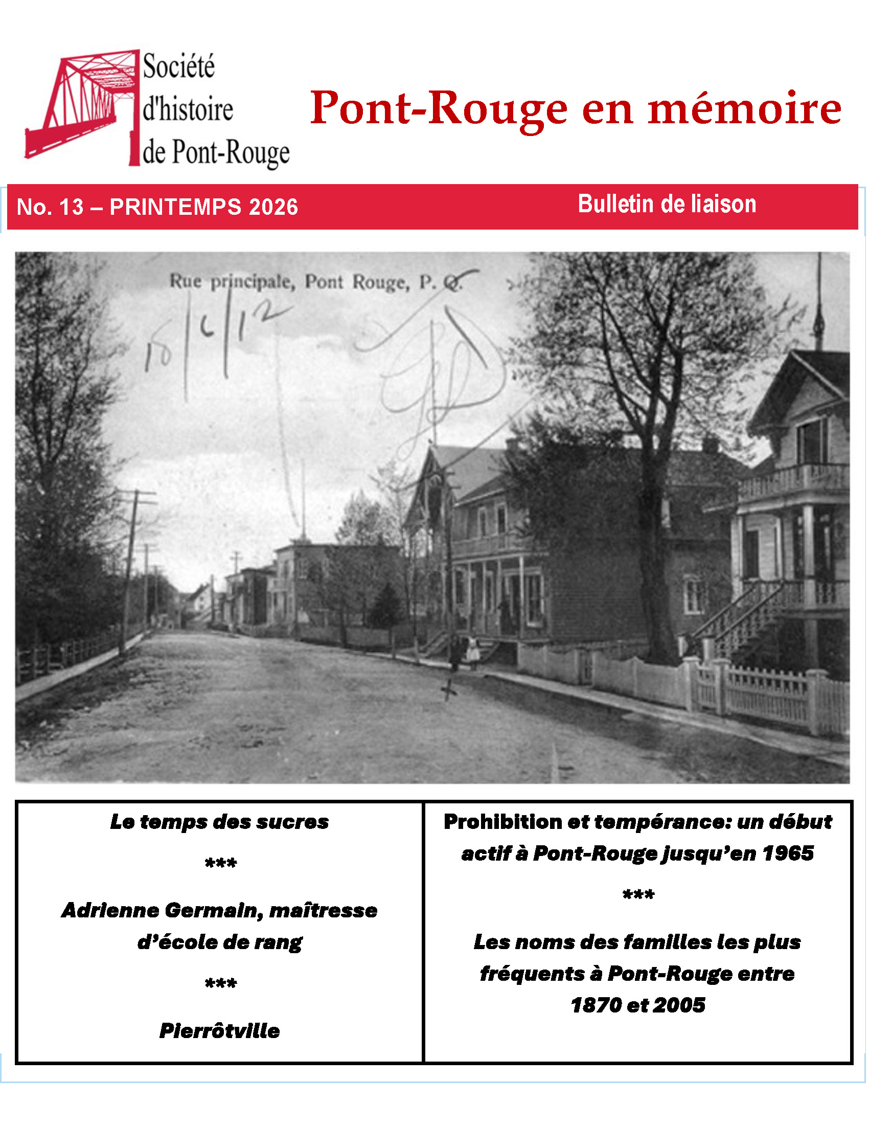 Société d'histoire de Pont-Rouge